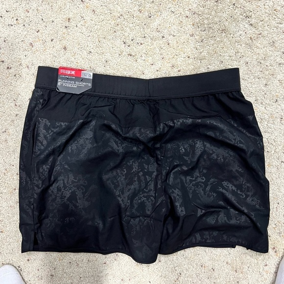 NEW NWT Black Reebok‎ RBX large L running active shorts - Picture 4 of 6